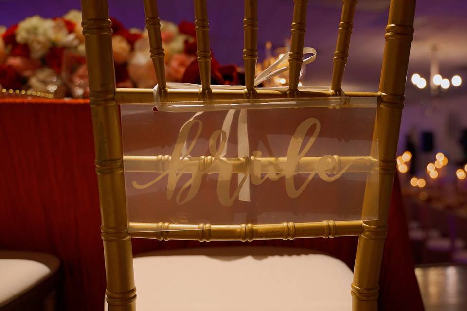 Bride chair