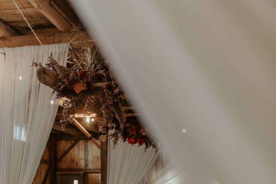 Barn draping