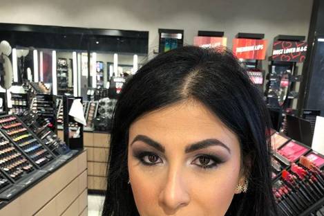 Brow and eye makeup