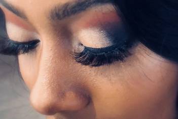 Eye makeup details