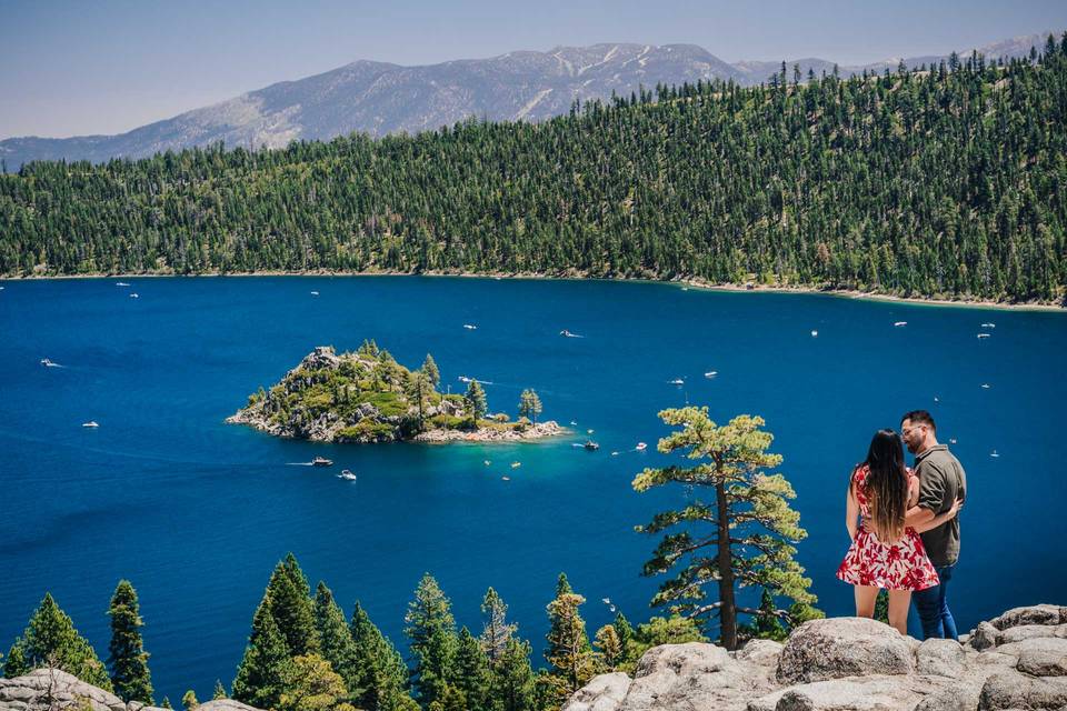 Lake Tahoe engagement photos