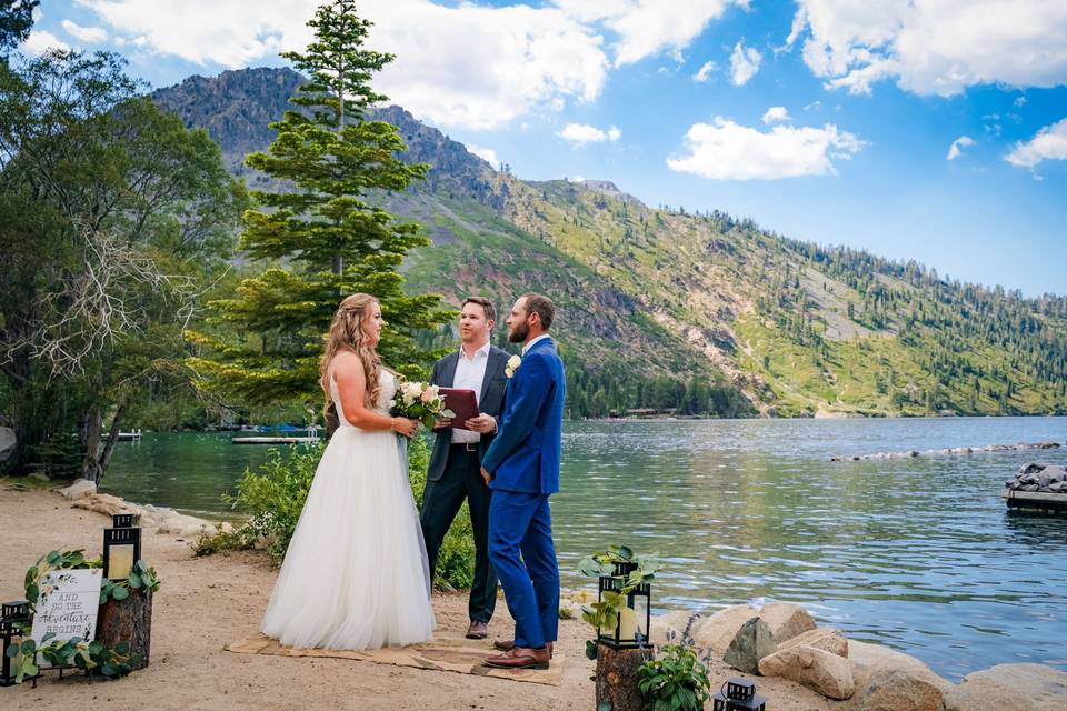 Tahoe elopement photography