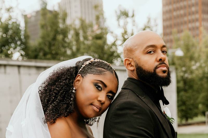 Bride and Groom Portrait