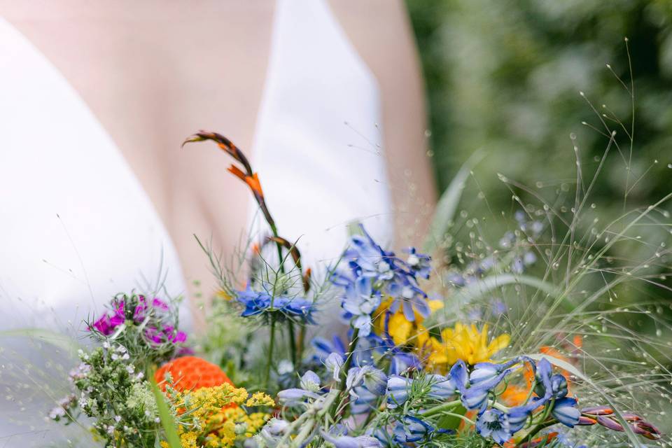 Farm wildflower bouquet