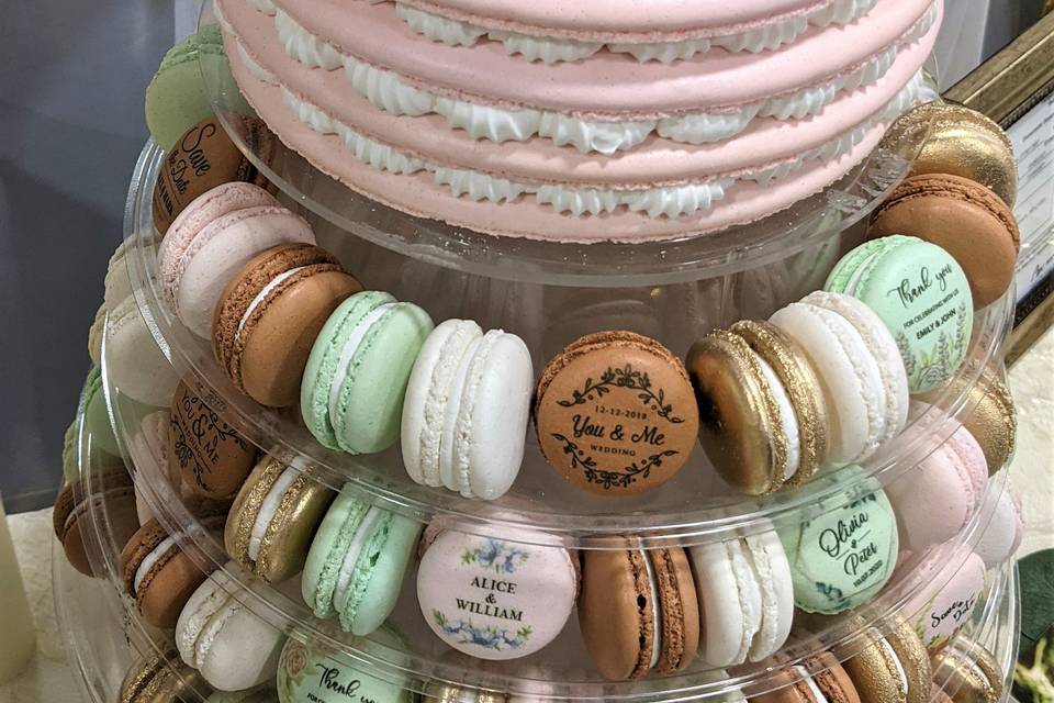 Macaron Cake w/ Medium tower