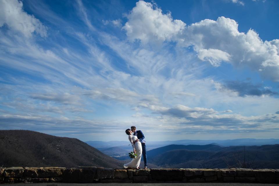 Outdoor ceremony space