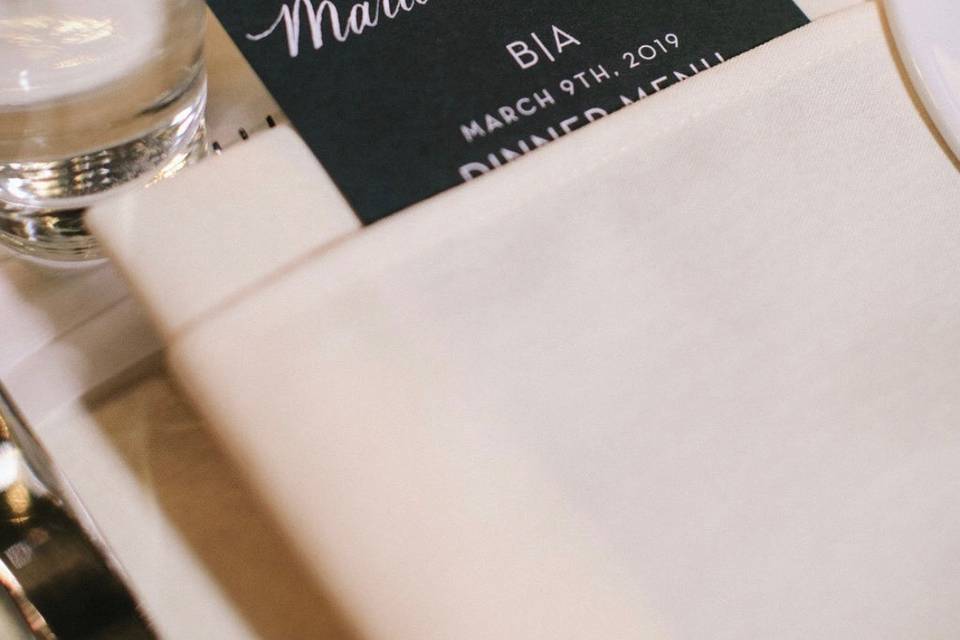 Menu Place Cards