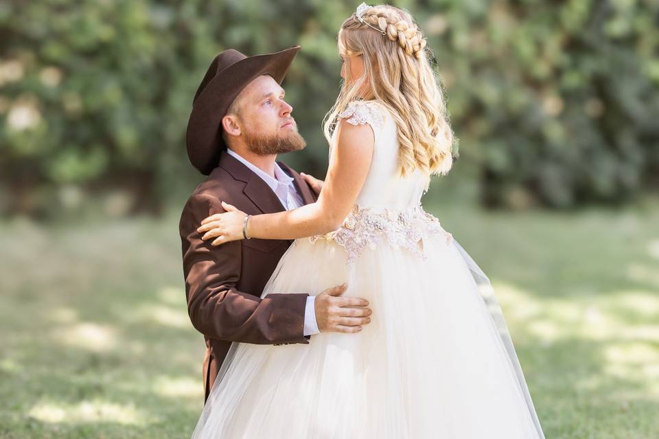 Sunset wedding