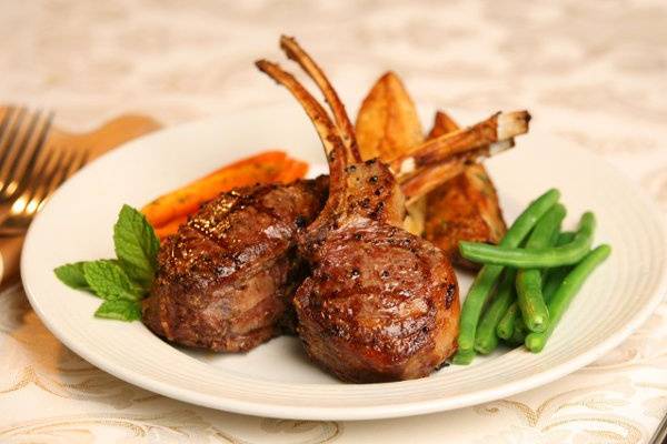 Broiled Double Lamb Chop