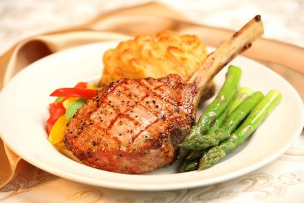Broiled Double Lamb Chop