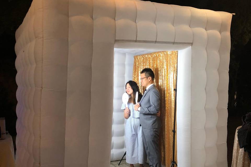 White Inflatable Photo Booth