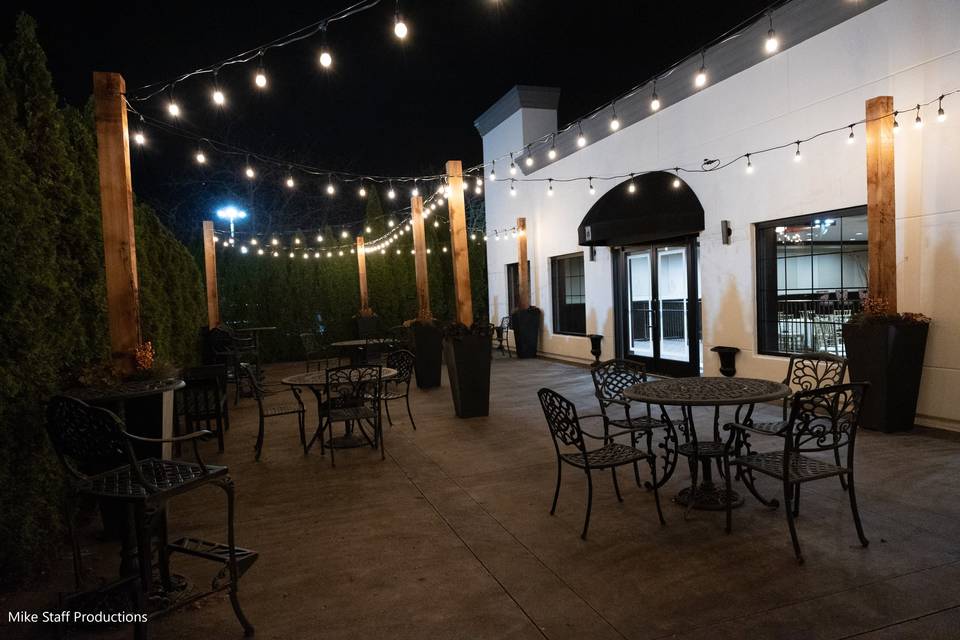 Enjoy our outdoor patios