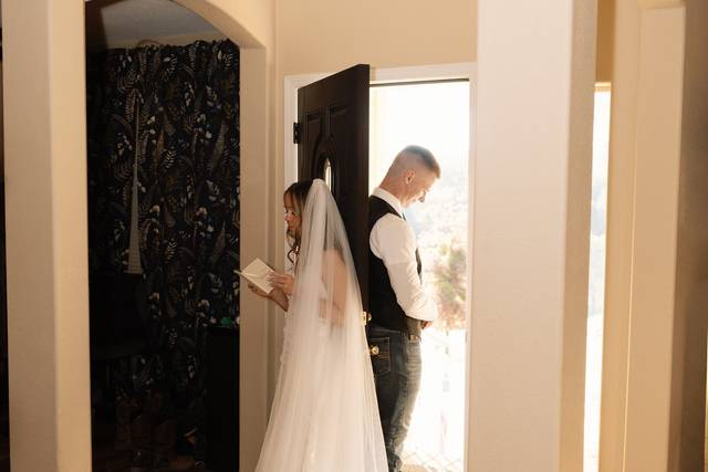 Couple doing a first touch