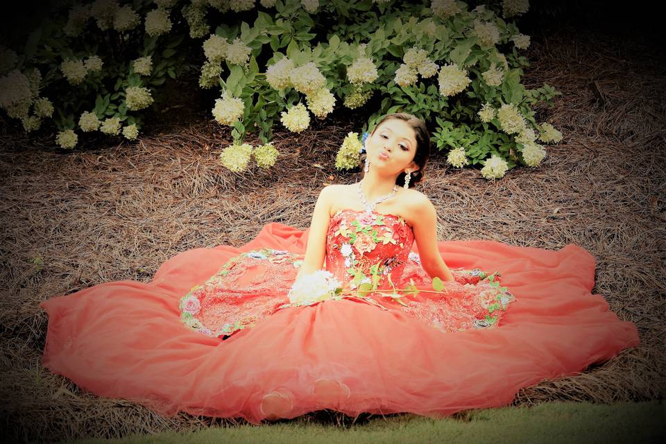 Mexican theme Quinceanera dres