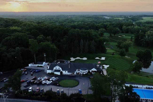 Aerial Clubhouse View