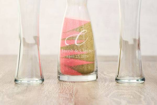 Personalized Unity Sand Vases