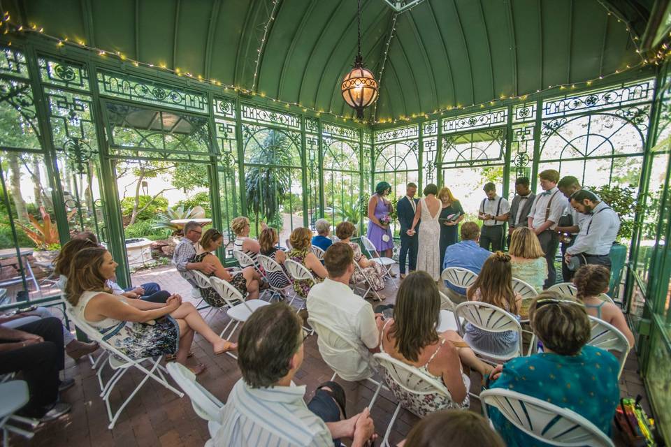 Greenhouse ceremony