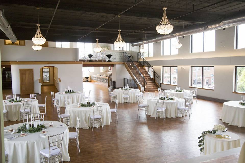 View from stage