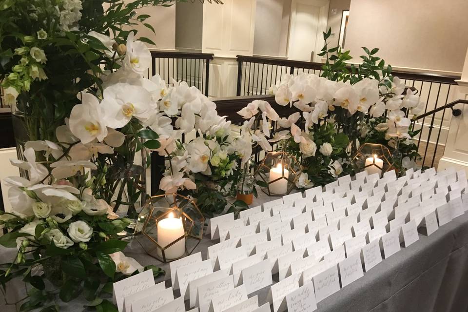 Escort Card Table