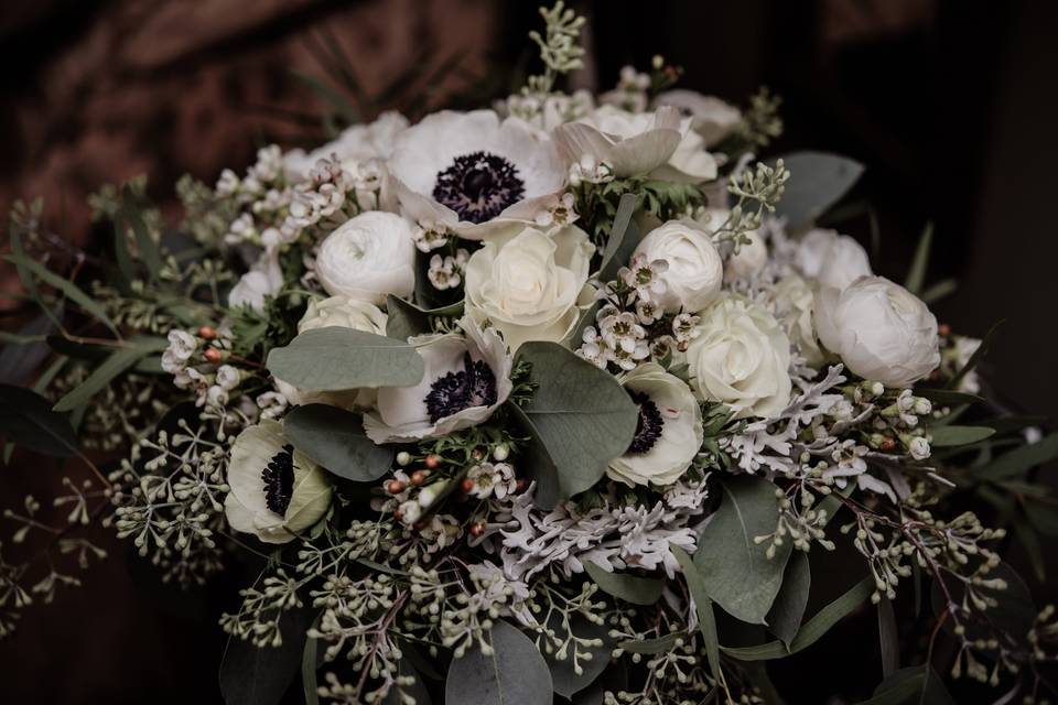 Anemone Bridal Bouquet