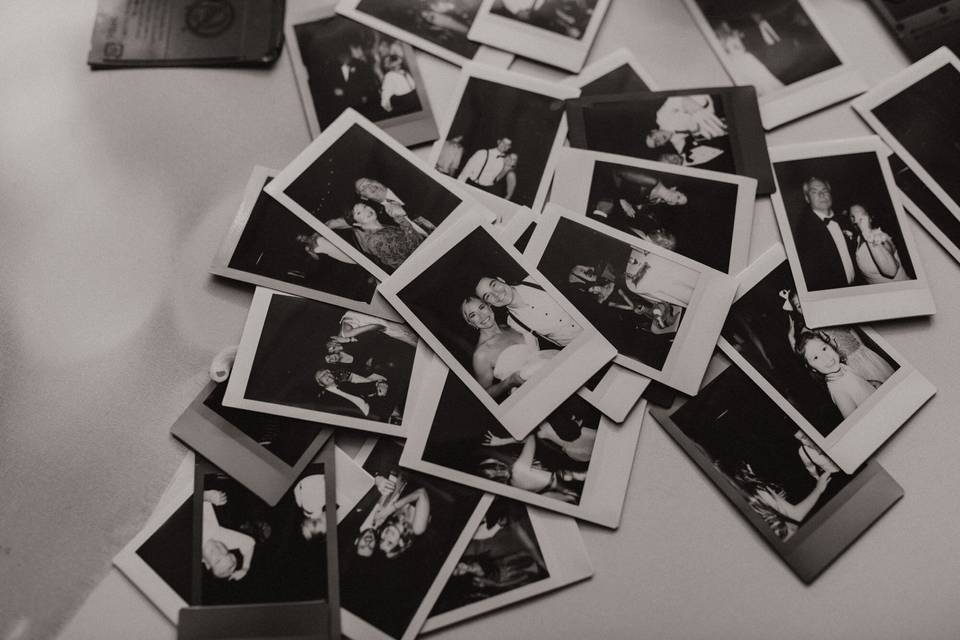 Polaroids of friends