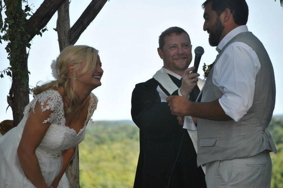 Groom vows