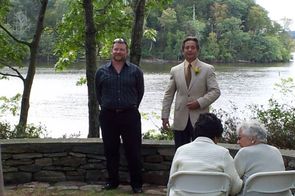 Waiting groom