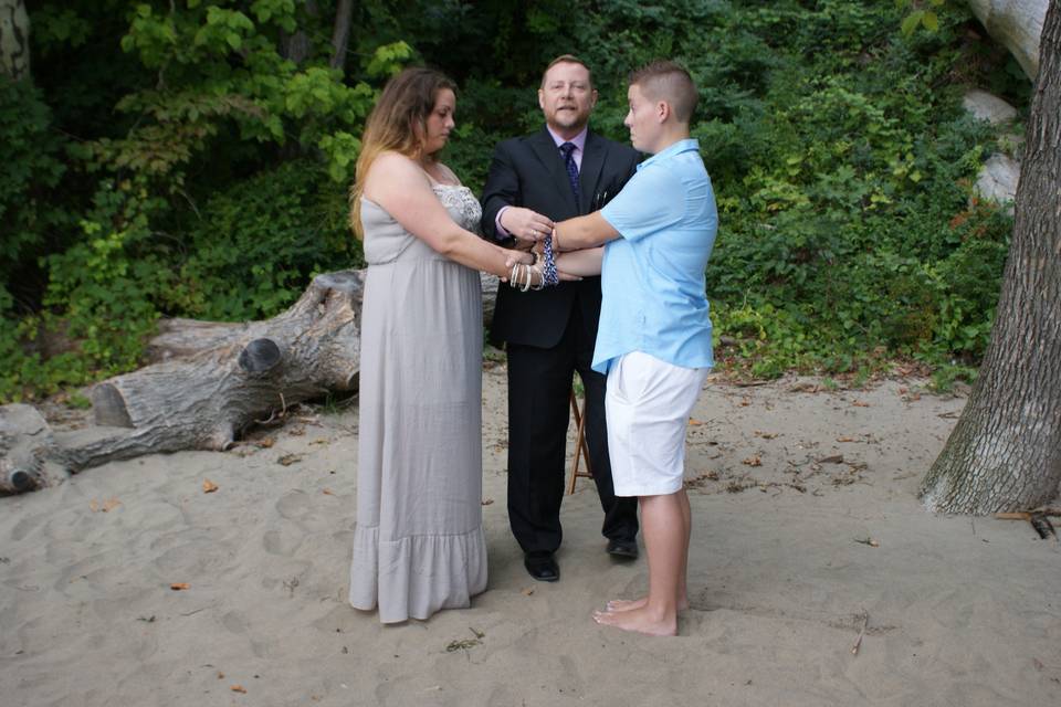 Handfasting ceremony 