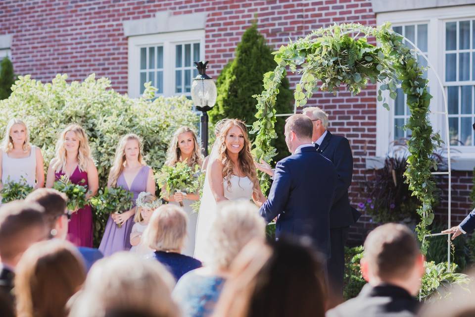 Courtyard Wedding