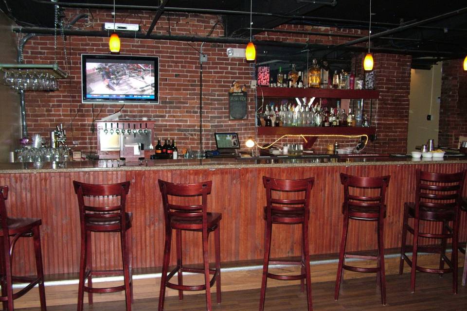 Open bar area