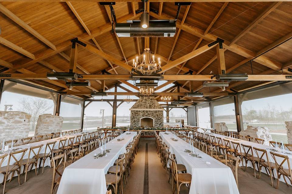 Dinner in the Barn Pavilion