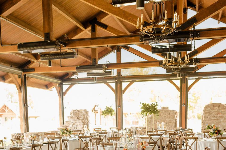 King's Table in Barn Pavilion