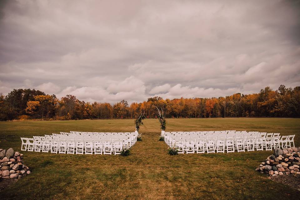 Ceremony in the grass