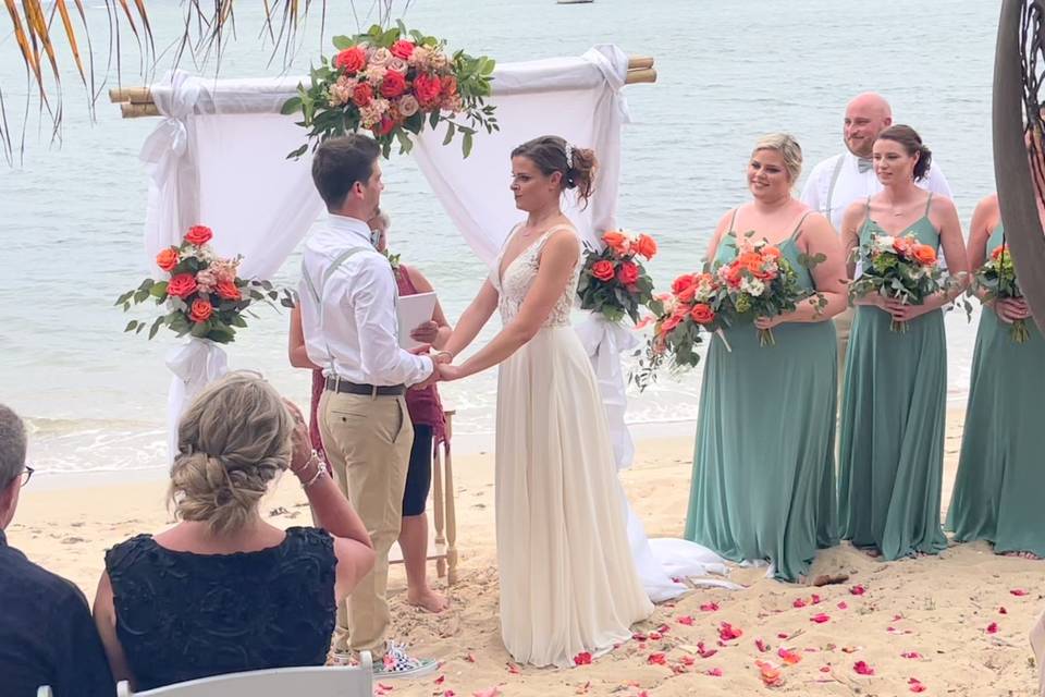 Beach wedding