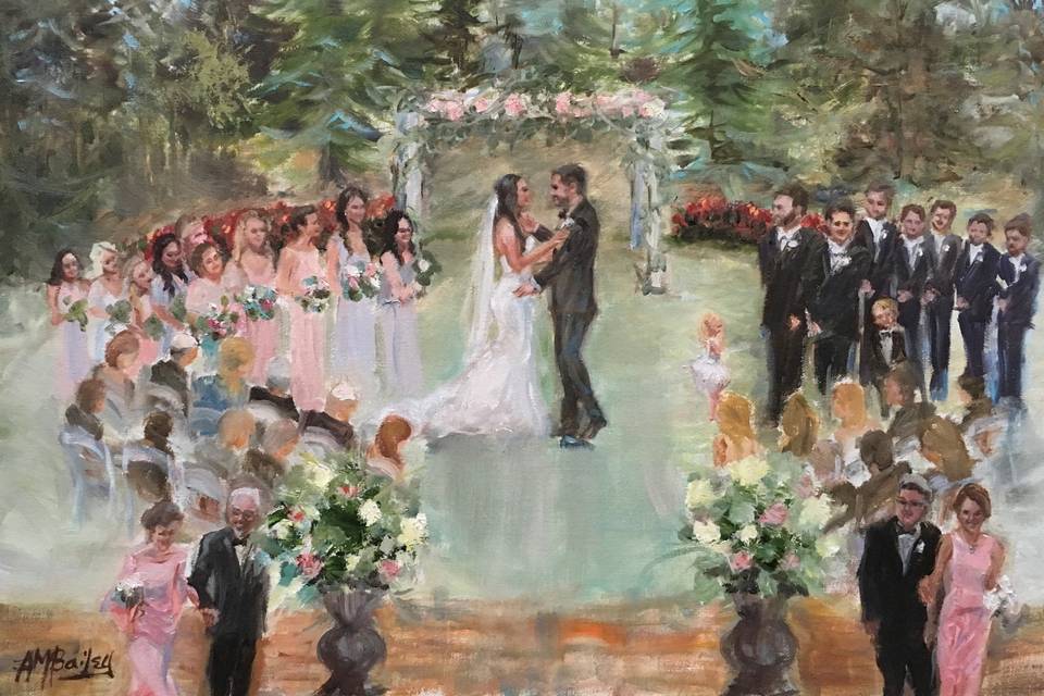 First Dance 16x20 GA country