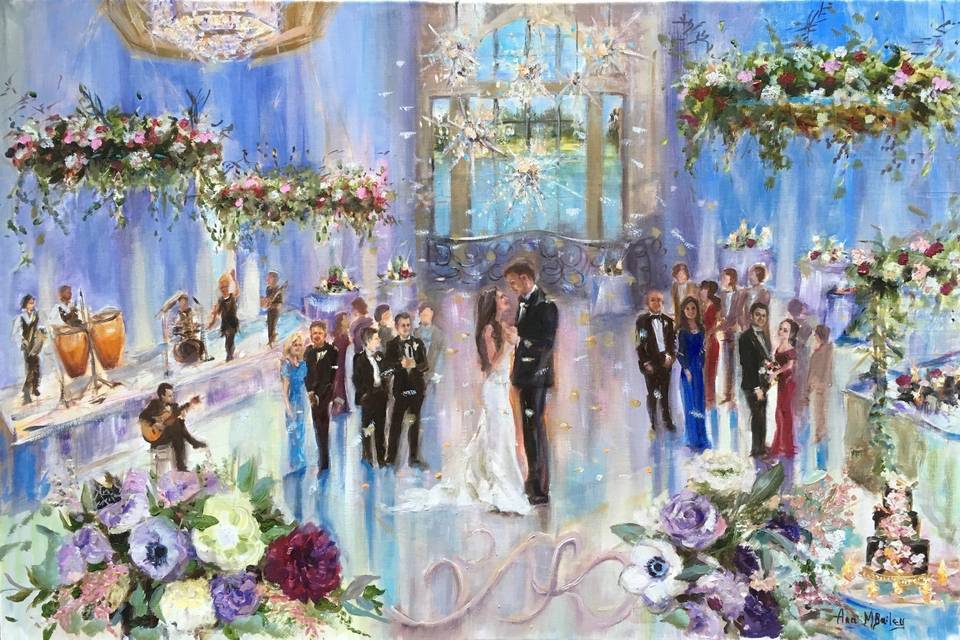 24x36 First Dance Four Seasons