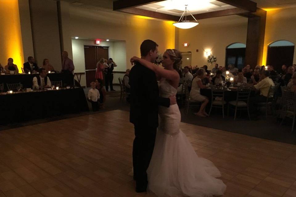 Couple dancing