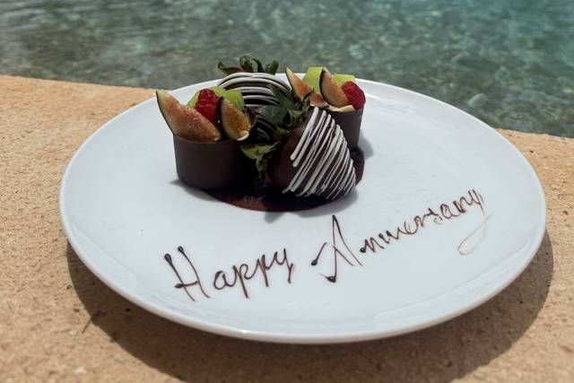 Anniversary at Secrets Akumal