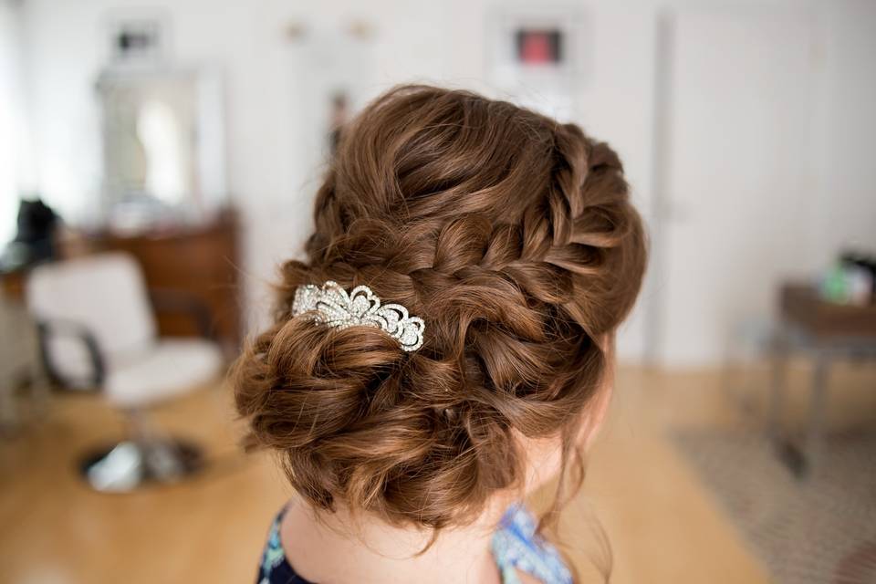 Bridal hair
