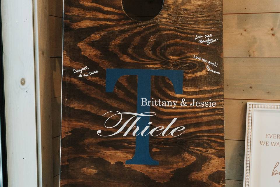 Plenty of room for Corn Hole