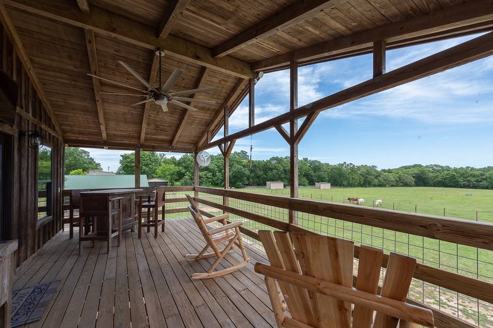 Stablehouse Upstairs Porch