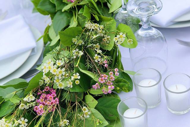 Flowers, Rustic, Candles