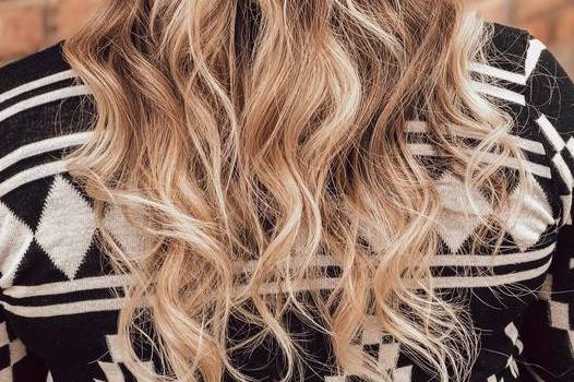 Blond twists and curls
