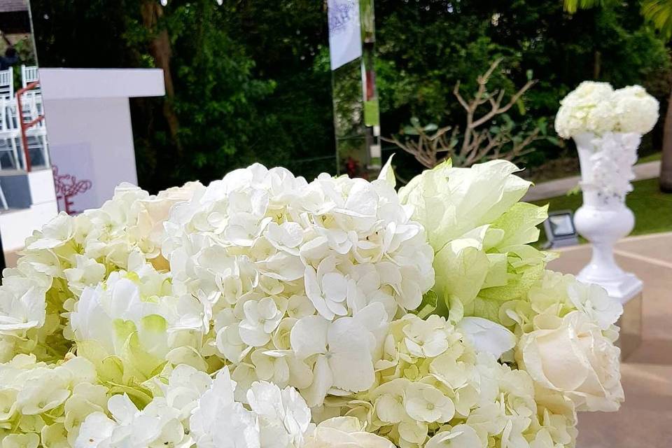 White floral arrangement