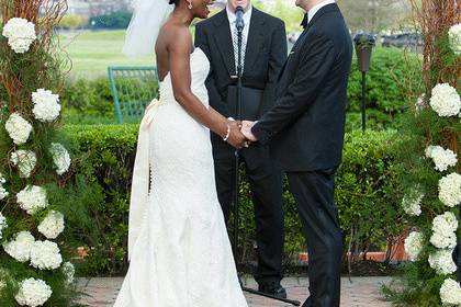 Josann & Sam had a scenic wedding out in Jersey City