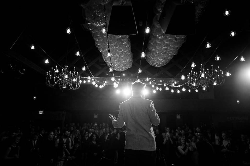 Ryan & Tatiana: I married them 3 times - one small elopement in 2015, one fun family wedding, and this event - a musical ceremony followed by a dance party complete with a massive balloon-drop. I doubled as Officiant/MC, sharing the bill with the magnificent Robyn Adele Anderson.