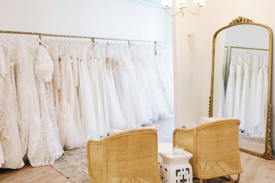 Browse the gown wall