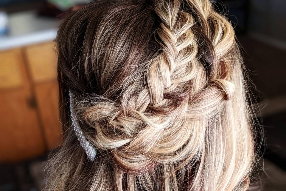 Twisted updo