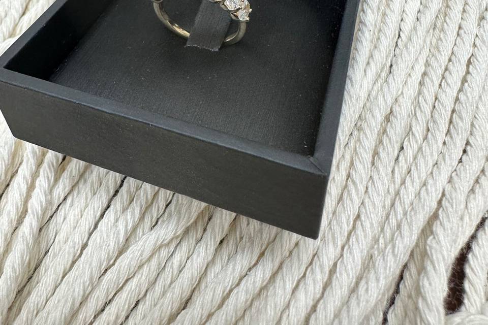 Custom Oval Ring with Accents