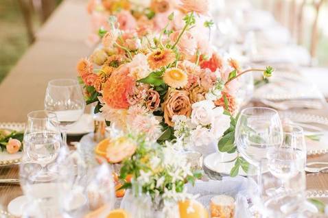 Orange Tablescape